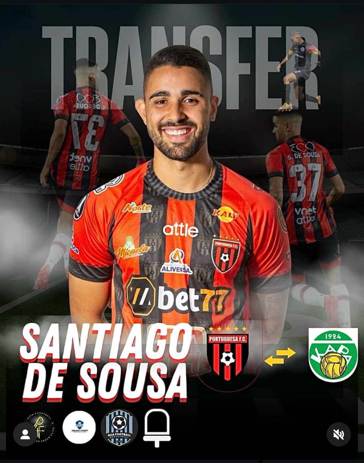 Santiago De Sousa signing